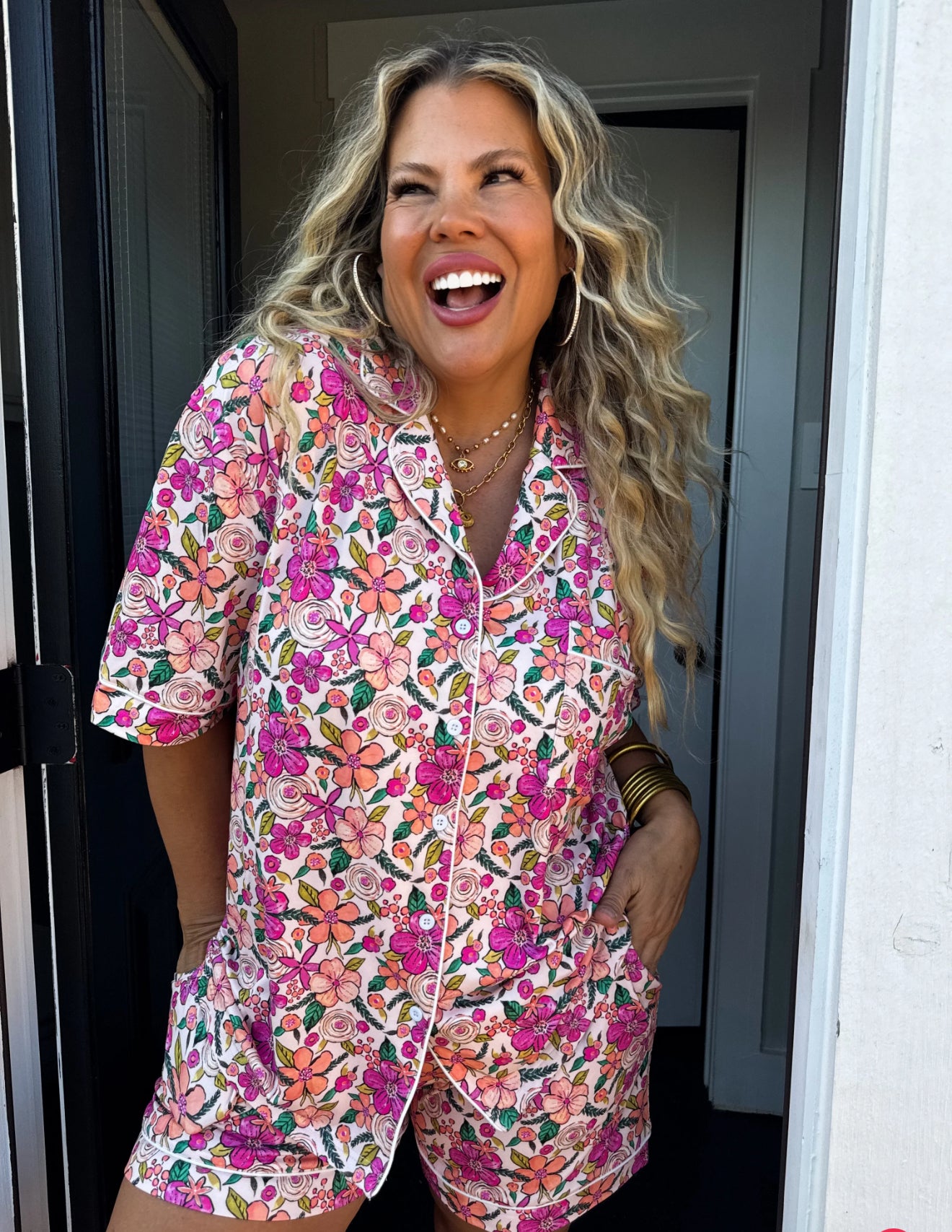 Floral PJs