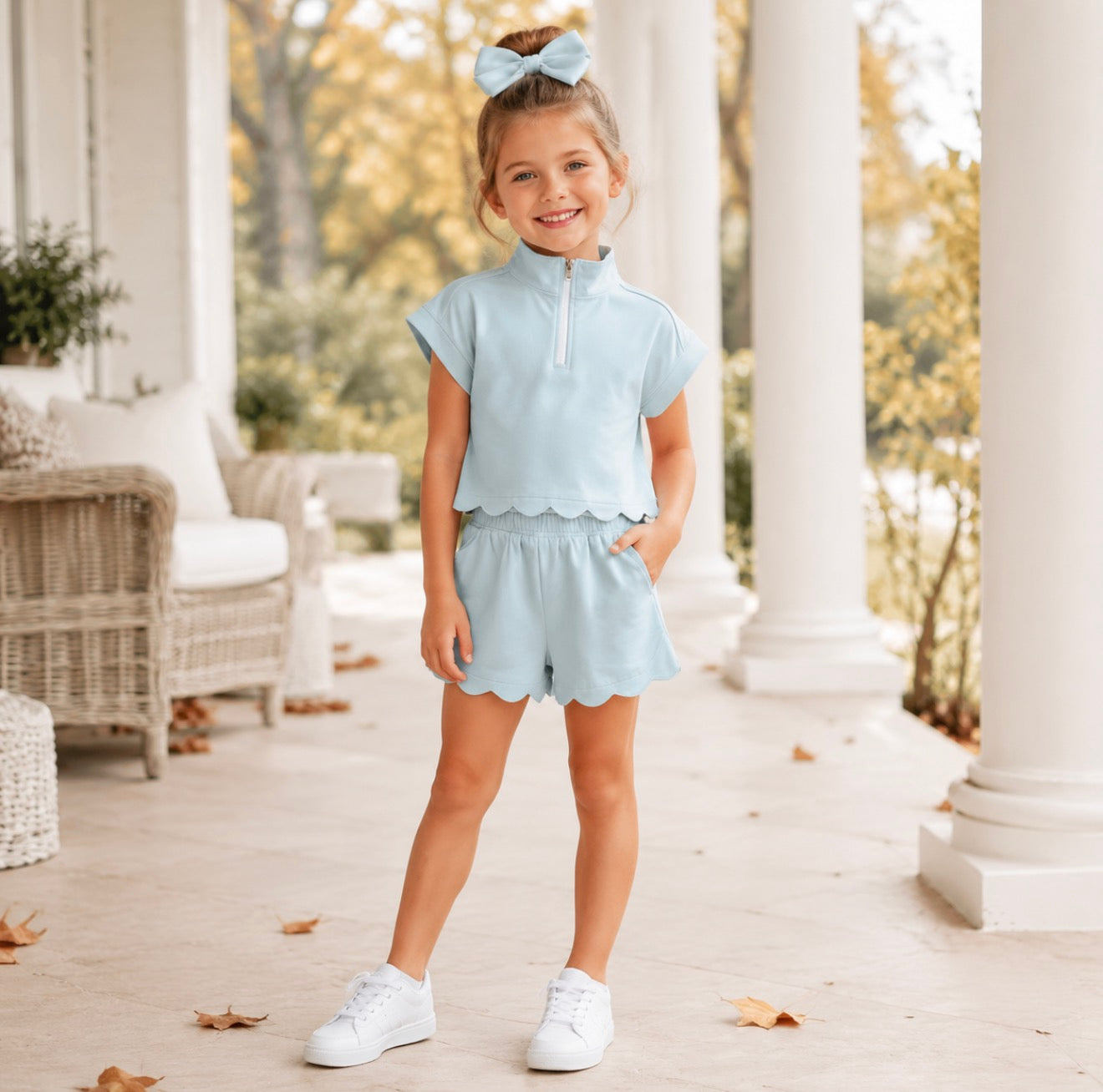 Aqua Scallop Set