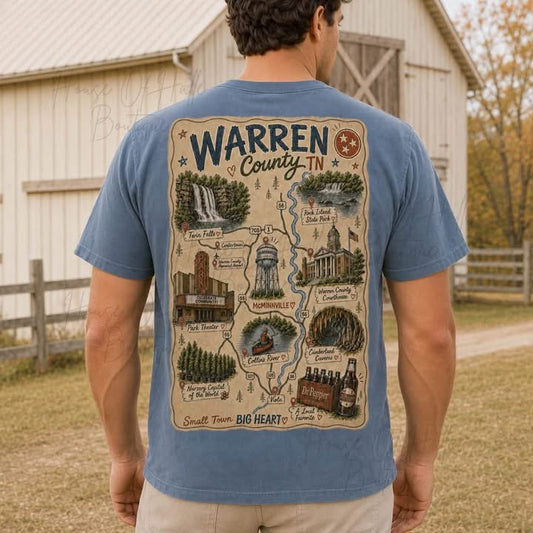 Men's Warren County Comfort Colors T-Shirt - PREORDER