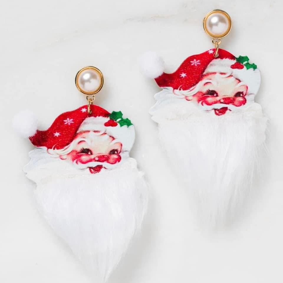 Santa Earrings