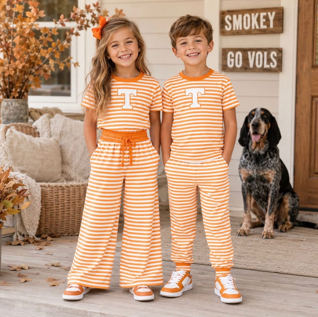 Boys Orange Stripe Vols Set - PREORDER