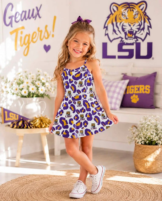Girls LSU Camo Dress