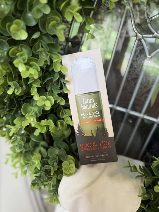 Bug & Tick Repellent Spray | Lemon & Eucalyptus Oil | 120ml