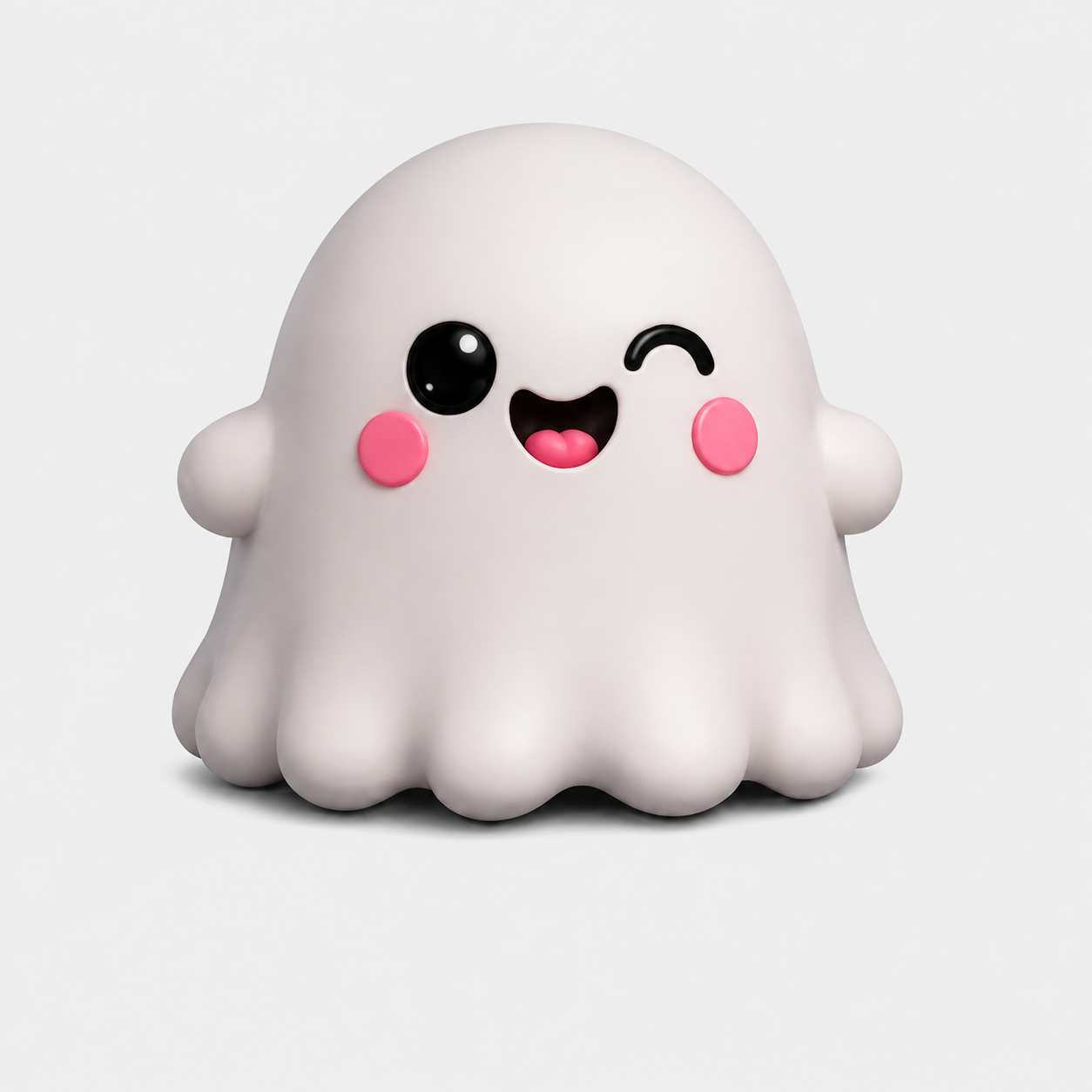 Winking Ghost Squishy - PREORDER
