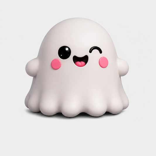 Winking Ghost Squishy - PREORDER