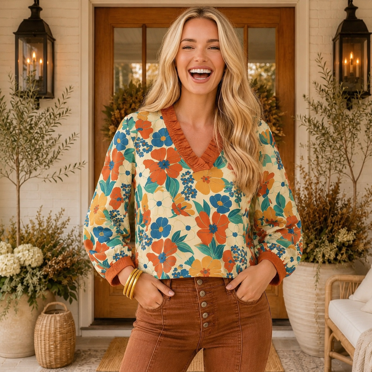 Autumn Meadow Top - PREORDER