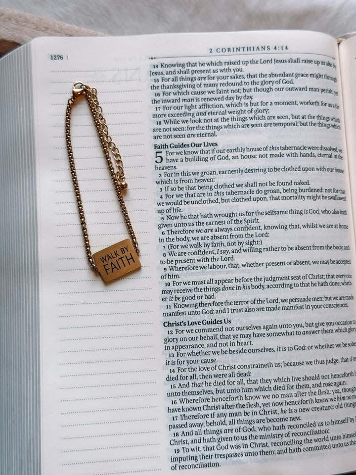 Walk By Faith Bracelet