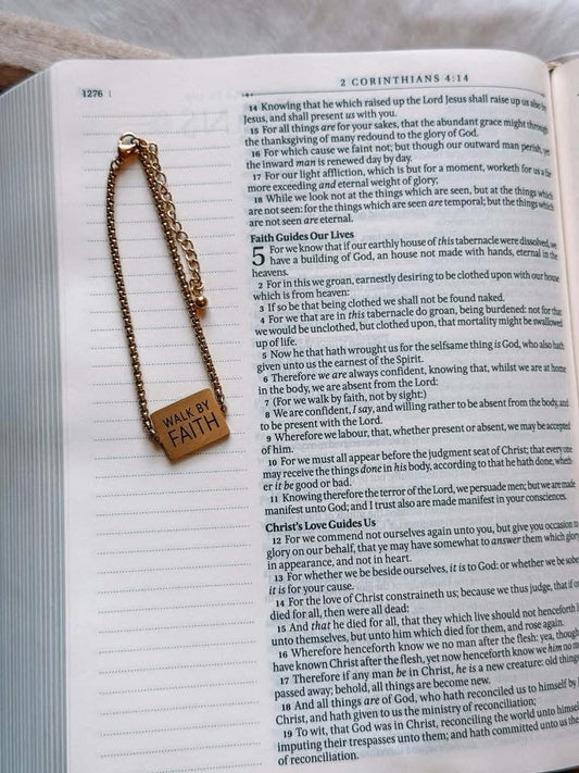 Walk By Faith Bracelet