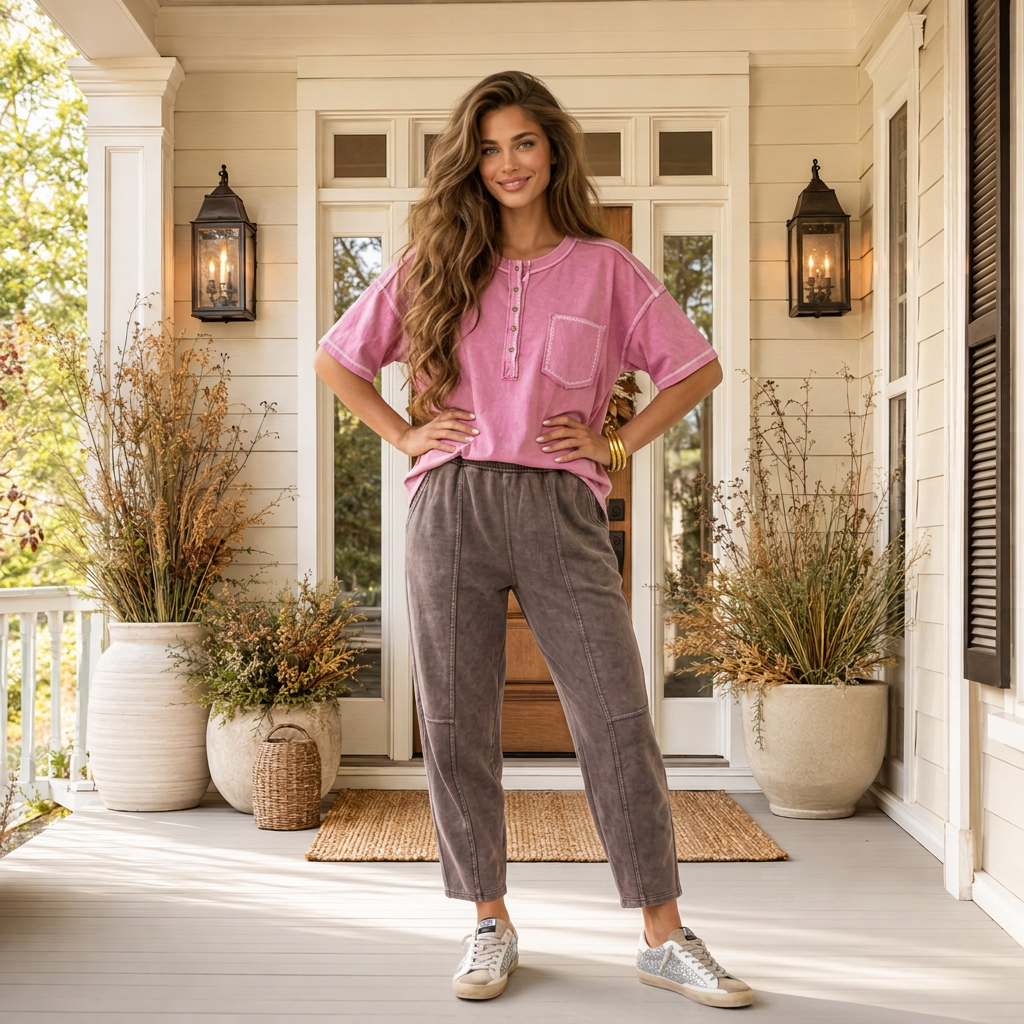 Lainey Top Mauve - PREORDER