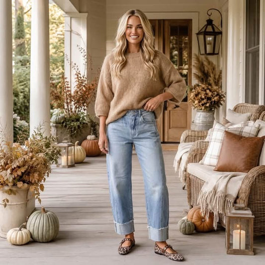 Cozy Camel Sweater - PREORDER