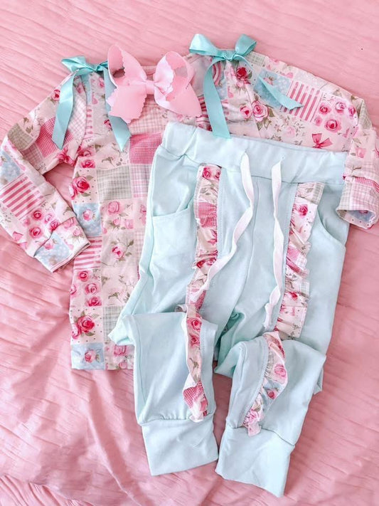 Vintage Patchwork Jogger Set - PREORDER