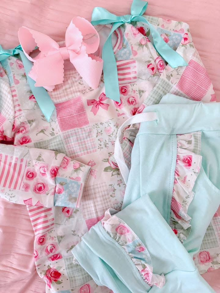 Vintage Patchwork Jogger Set - PREORDER