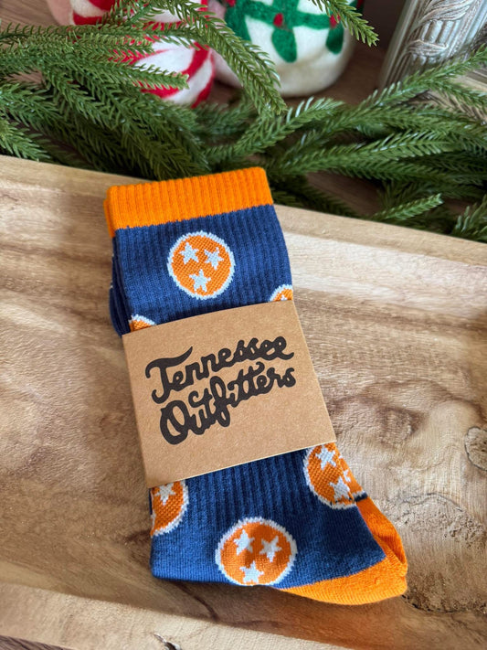 Well Worn Navy Tennessee Sock