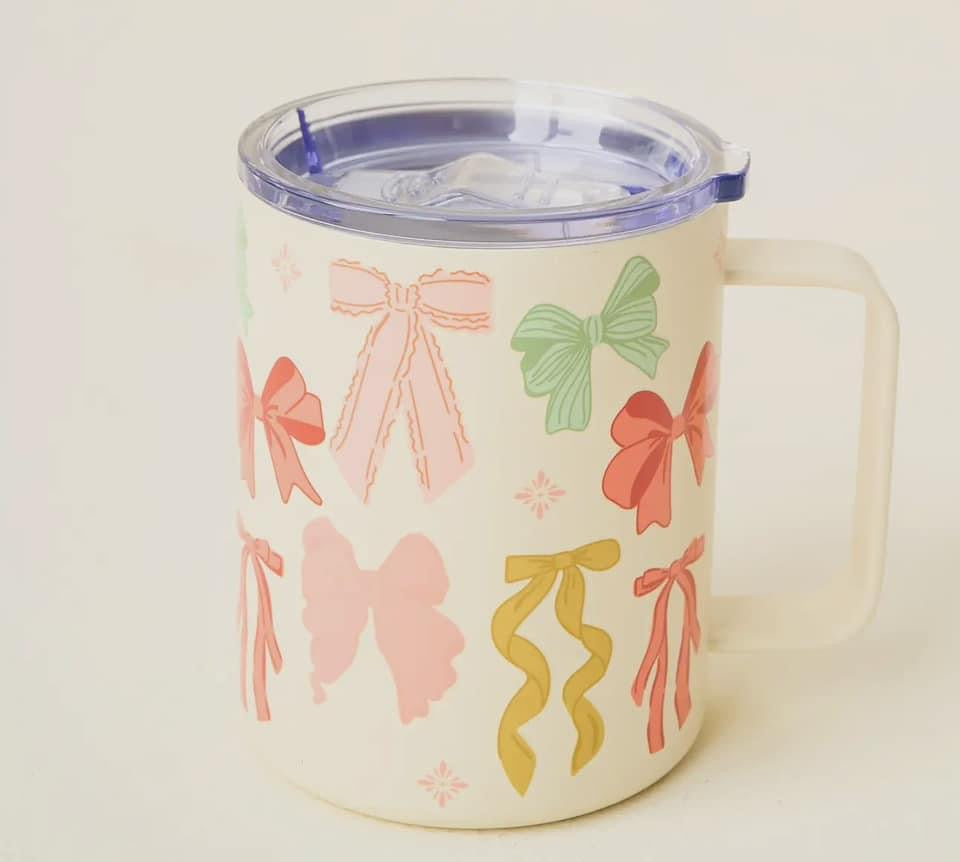 14 oz Insulated Mug-Bow