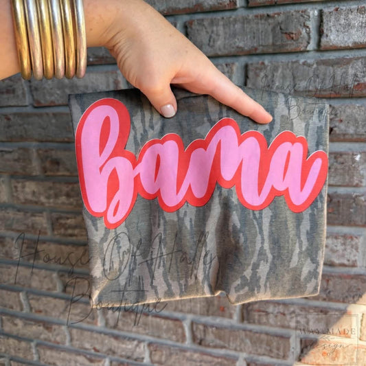 Mossy Oak Bama Script Toddler/Youth Tee- PREORDER
