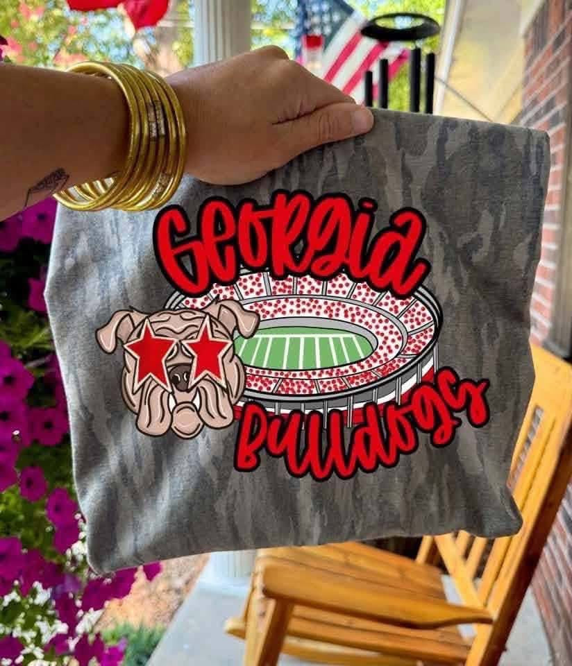 Mossy Oak Georgia Bulldogs Toddler/Youth Tee- PREORDER