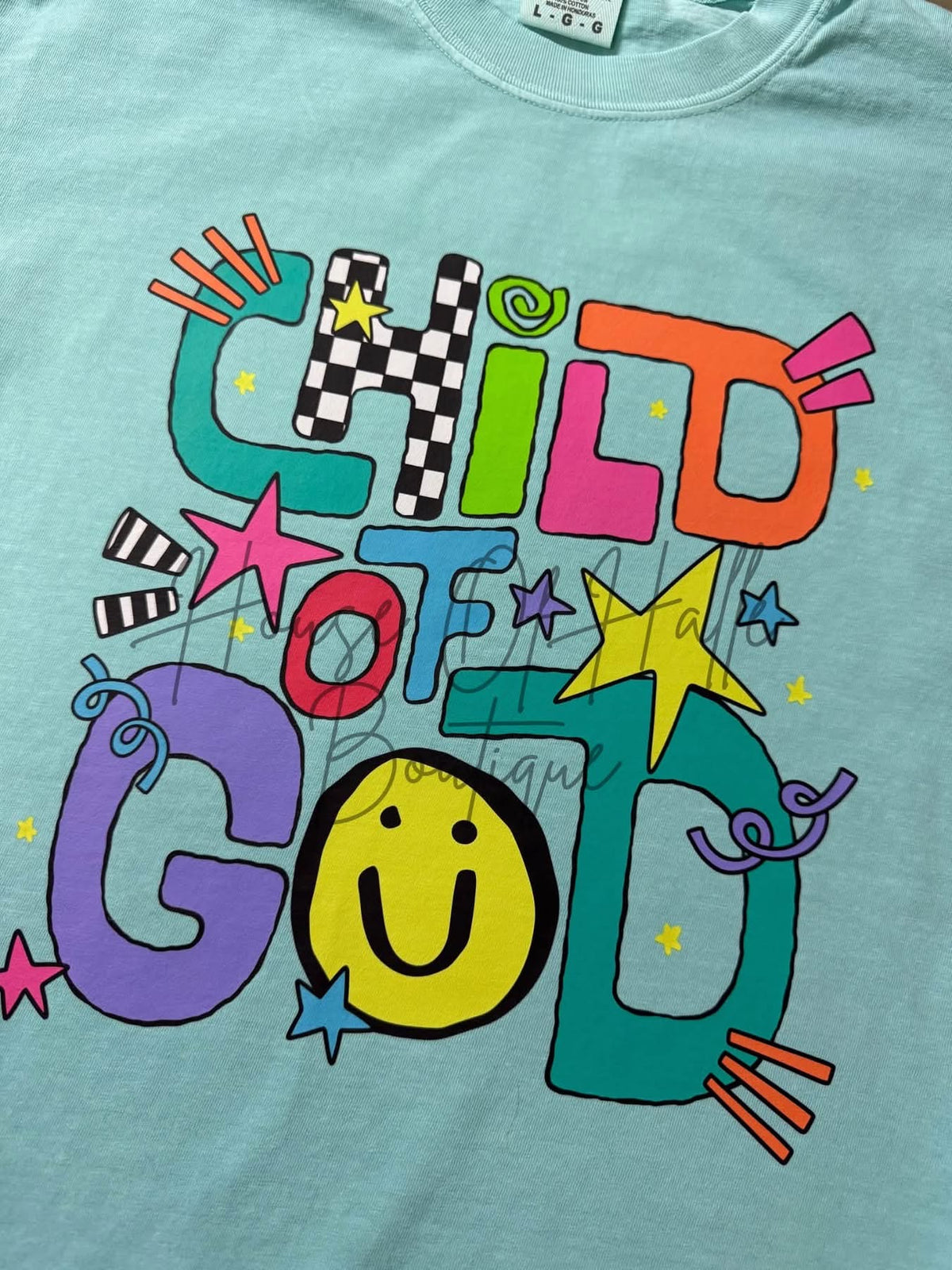 Child Of God Tee On Comfort Colors - PREORDER
