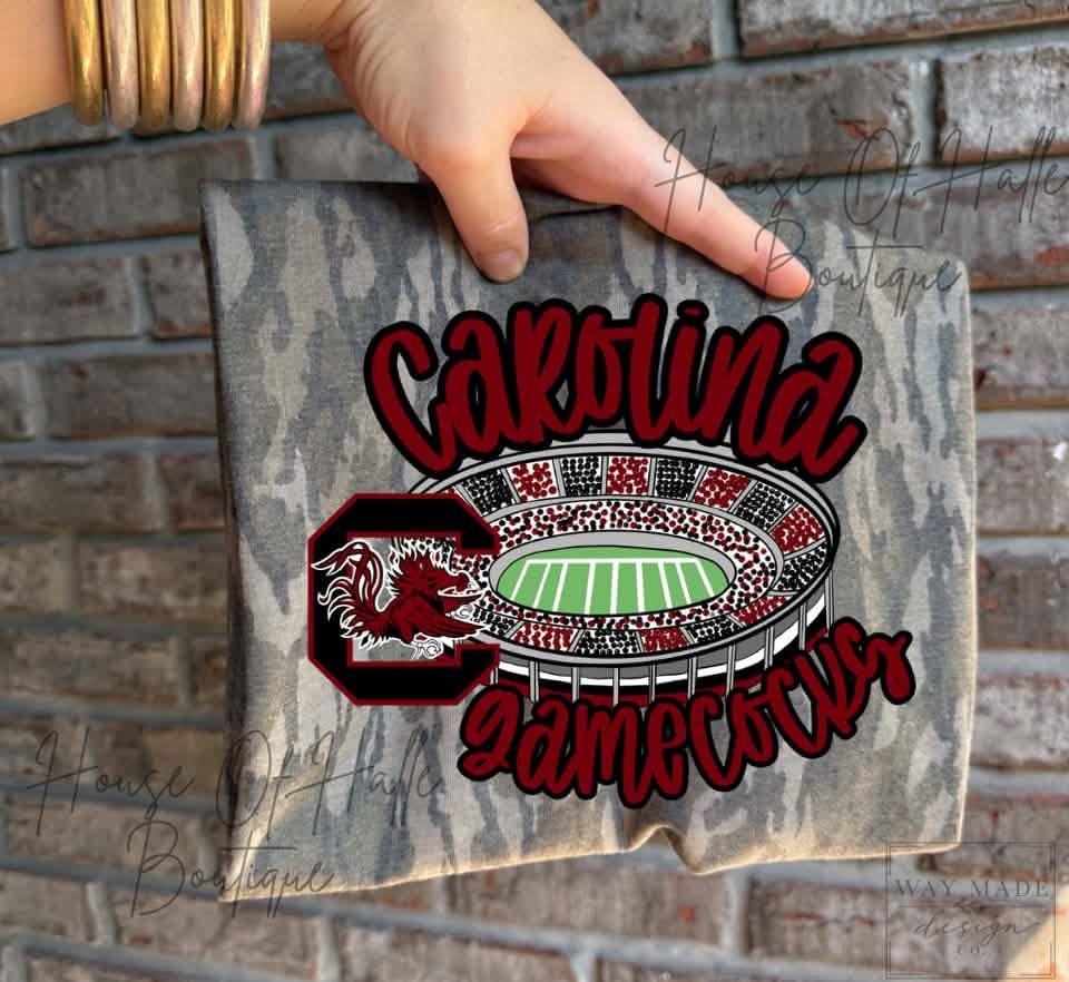 Mossy Oak Carolina Gamecocks Stadium T- Shirt - PREORDER
