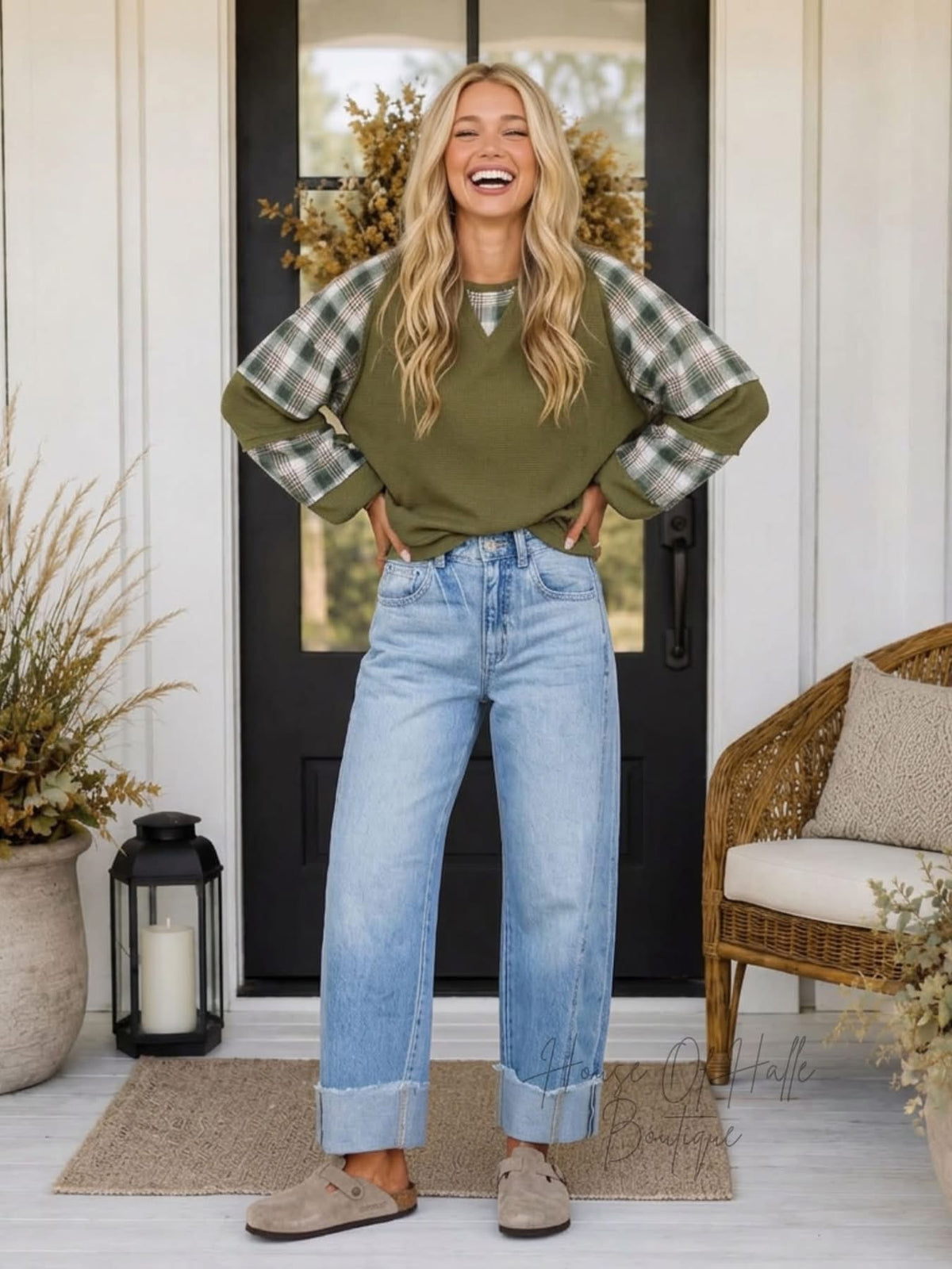 Willow Plaid Pullover - PREORDER