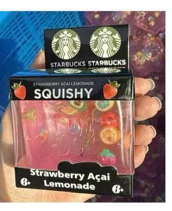 Strawberry Acai Lemonade Squishy - PREORDER