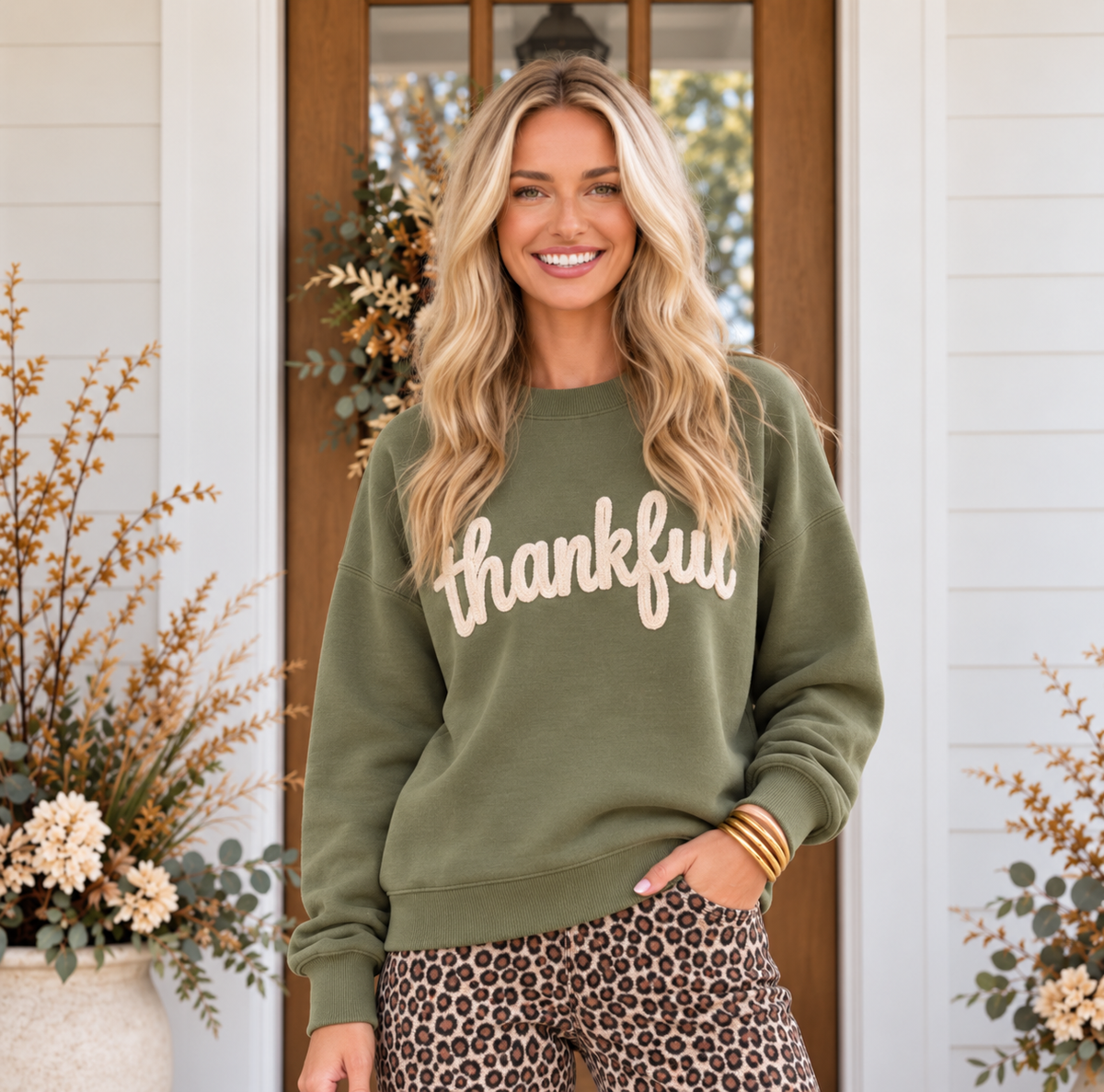Thankful Charm Sweatshirt - PREORDER