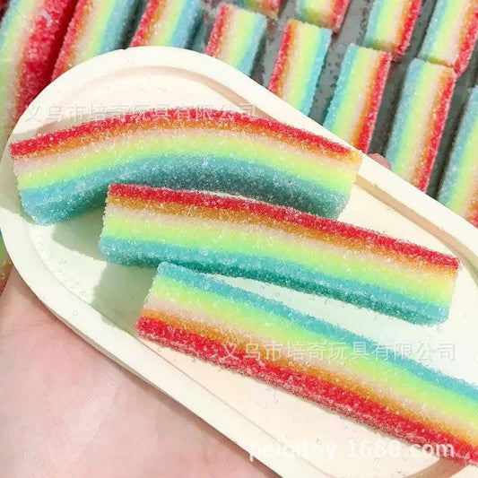 Sour Rainbow Candy Squishy - PREORDER