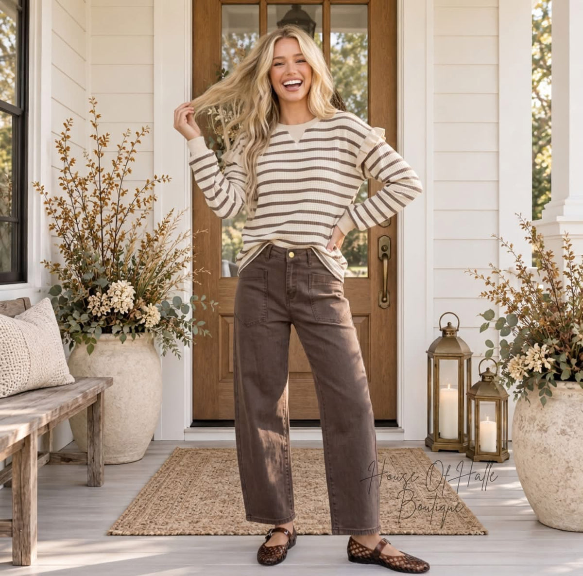 Sweetheart Stripe Pullover - PREORDER