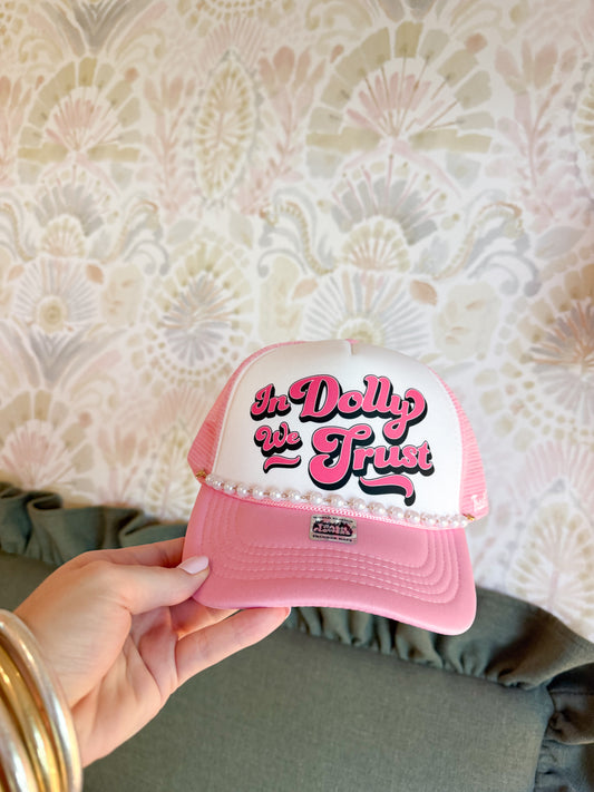 In Dolly We Trust Trucker Hat