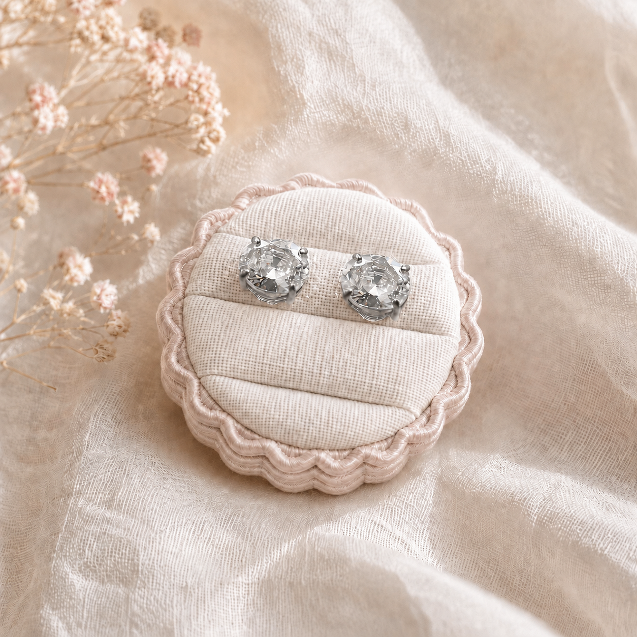 Silver Alba Earrings - PREORDER