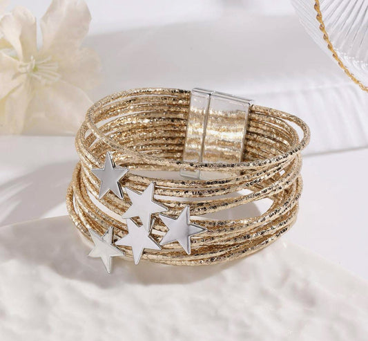 Gold Star Bracelet