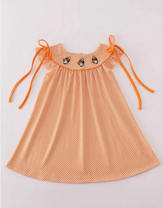 Girls Tennessee Vols Embroidered Dress