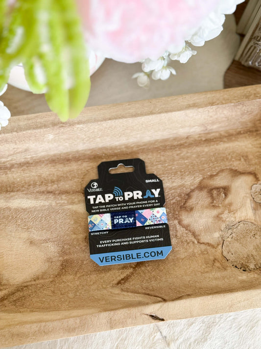 Tap To Pray® Wristband – Patchwork - Love Like Jesus