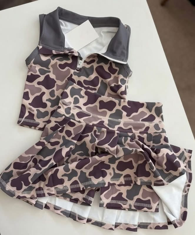 Girls Camo Frill Set - PREORDER