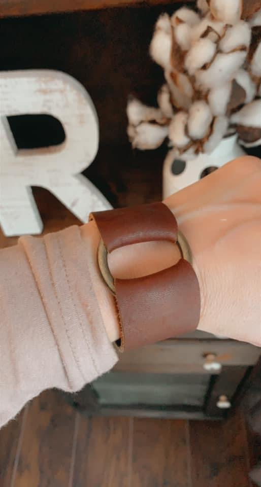 Leather cuff