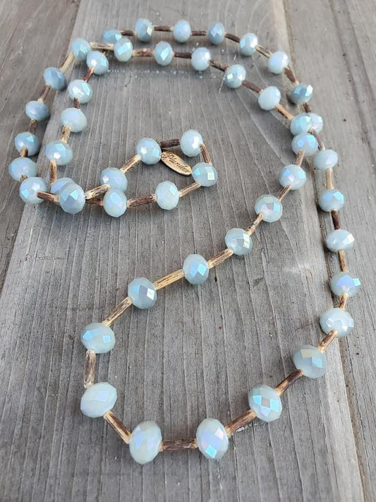 Blue Beaded Necklace