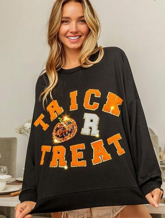 Trick or Treat Sweatshirt- PREORDER