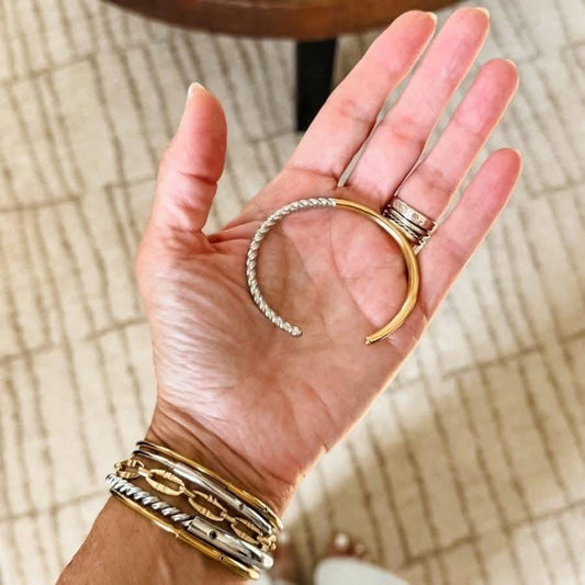Mixed Metal Bangle