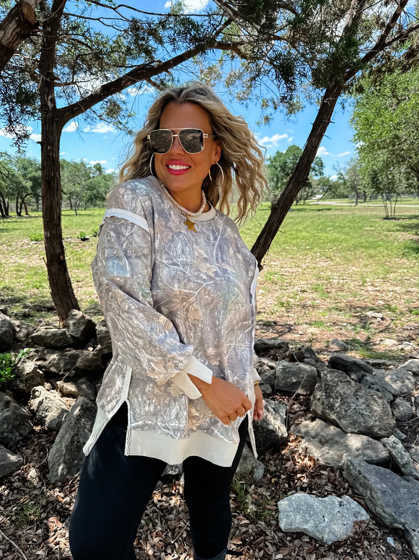 CAMO CLASSIC CREW PULLOVER