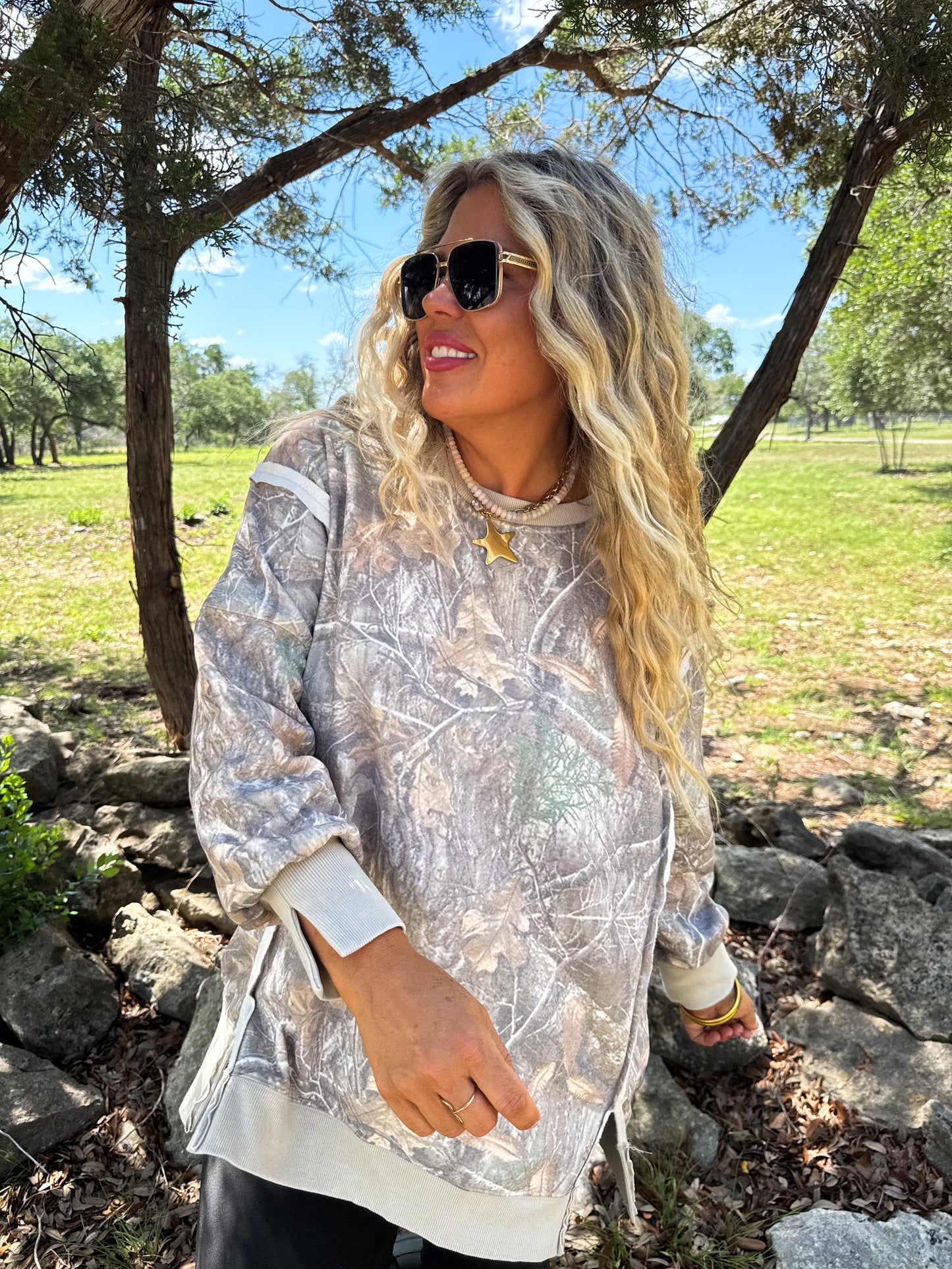 CAMO CLASSIC CREW PULLOVER