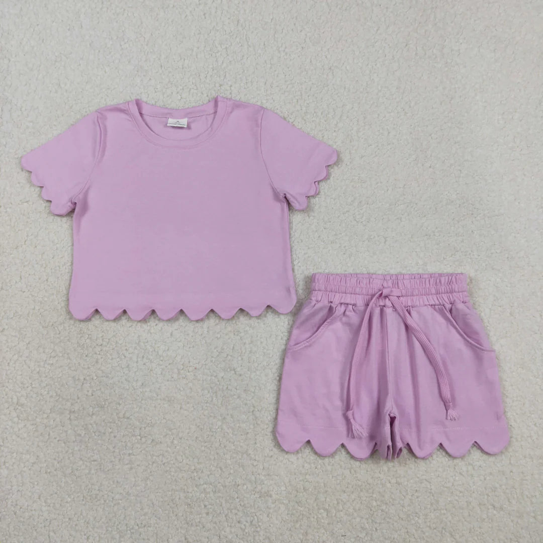 Light Purple Scallop Set