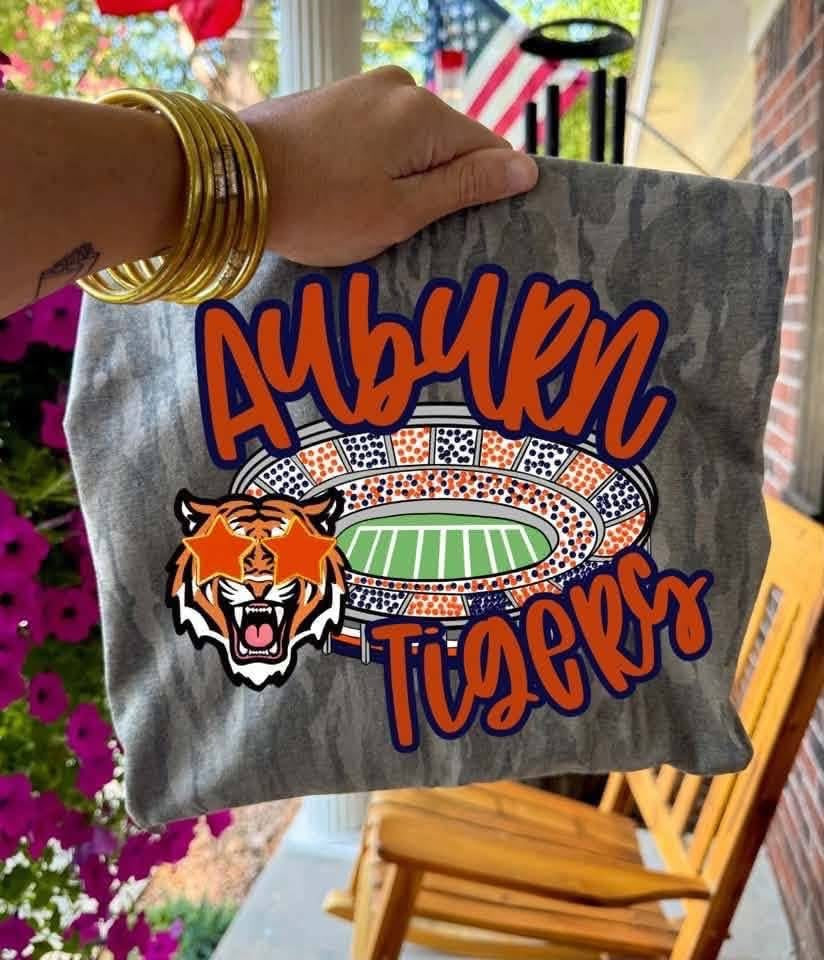 Mossy Oak AL Auburn Stadium Tee - PREORDER