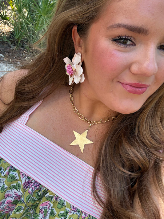 Oversized Flower Earrings - PREORDER