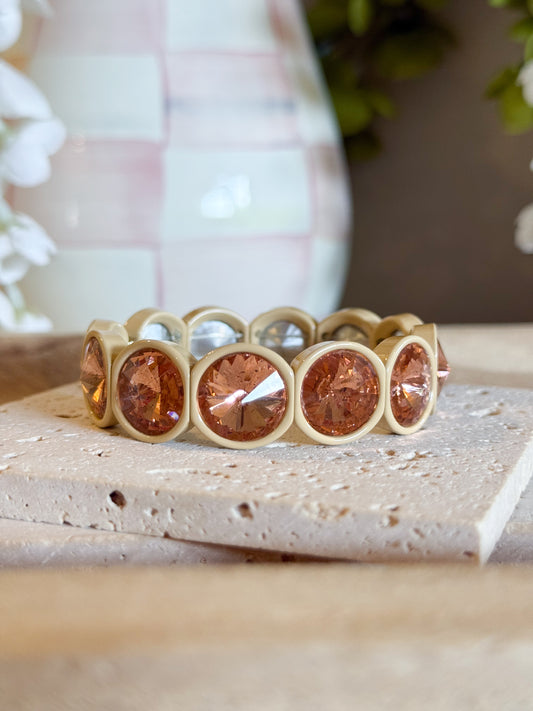 Peach Dazzle Bracelet
