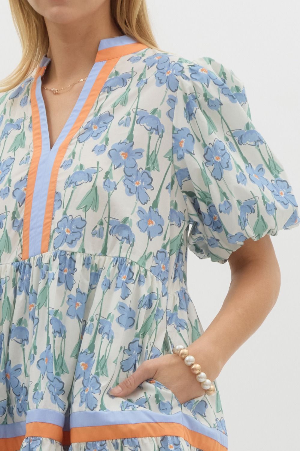 Dreamsicle Floral Dress