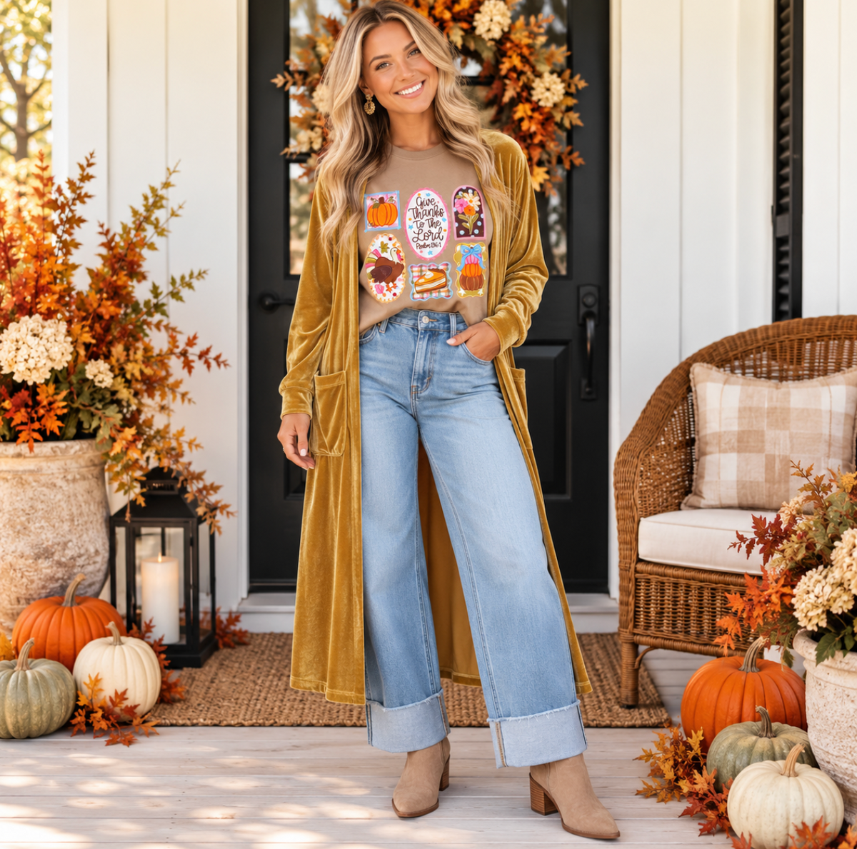 Golden Harvest Velvet Duster - PREORDER
