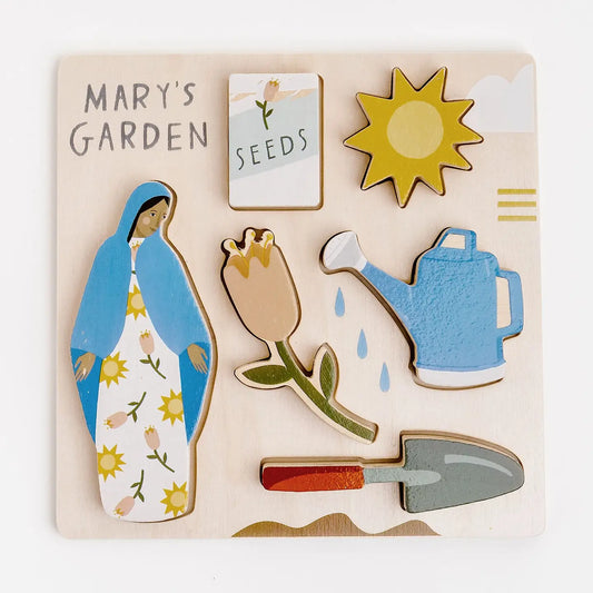 Mary's Garden Wooden Puzzle - PREORDER