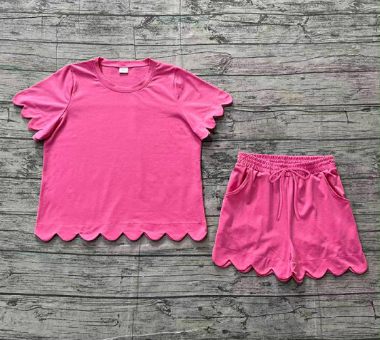 Hot Pink Scallop Set- PREORDER ETA APRIL