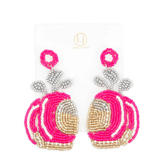 Pink Golf Clubs Earrings