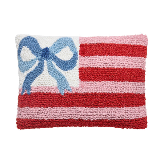 Bow Flag Hook Pillow - PREORDER