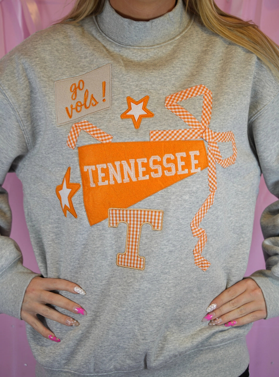 Tennessee Appliqué Mockneck - PREORDER